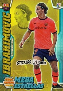 Figurina Ibrahimovic - Liga BBVA 2010-2011. Megacracks - Panini
