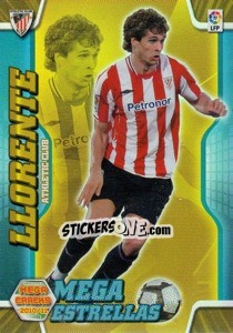 Sticker Fernando Llorente - Liga BBVA 2010-2011. Megacracks n. 396 - Panini