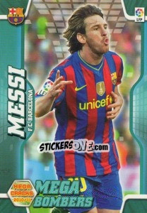 Sticker Messi - Liga BBVA 2010-2011. Megacracks n. 397 - Panini
