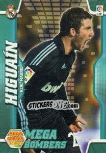 Figurina Higuain - Liga BBVA 2010-2011. Megacracks - Panini