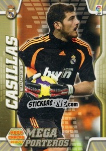 Sticker Casillas - Liga BBVA 2010-2011. Megacracks n. 401 - Panini