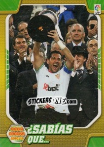 Sticker ¿;Sabias que? - Liga BBVA 2010-2011. Megacracks n. 412 - Panini