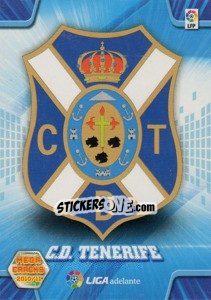 Sticker Escudo Tenerife - Liga BBVA 2010-2011. Megacracks - Panini