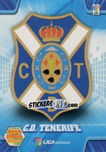 Sticker Escudo Tenerife - Liga BBVA 2010-2011. Megacracks n. 416 - Panini