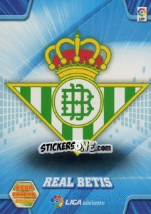 Sticker Escudo Betis - Liga BBVA 2010-2011. Megacracks - Panini