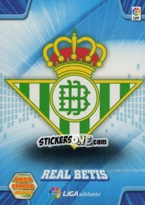 Sticker Escudo Betis - Liga BBVA 2010-2011. Megacracks n. 418 - Panini