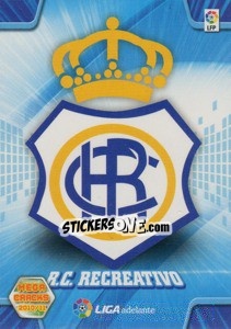 Sticker Escudo Recreativo - Liga BBVA 2010-2011. Megacracks n. 423 - Panini