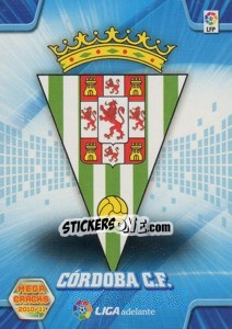 Figurina Escudo Córdoba - Liga BBVA 2010-2011. Megacracks - Panini
