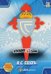 Figurina Escudo Celta - Liga BBVA 2010-2011. Megacracks - Panini