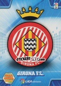 Sticker Escudo Girona - Liga BBVA 2010-2011. Megacracks - Panini