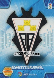 Sticker Escudo Albacete - Liga BBVA 2010-2011. Megacracks - Panini