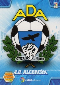Sticker Escudo Alcorcón - Liga BBVA 2010-2011. Megacracks n. 435 - Panini