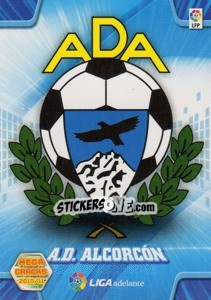 Cromo Escudo Alcorcón - Liga BBVA 2010-2011. Megacracks - Panini