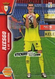 Figurina Riesgo - Liga BBVA 2010-2011. Megacracks - Panini