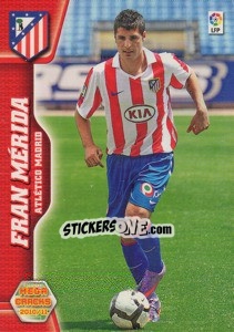 Figurina Fran Merida - Liga BBVA 2010-2011. Megacracks - Panini