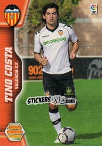Sticker Tino Costa - Liga BBVA 2010-2011. Megacracks n. 450 - Panini