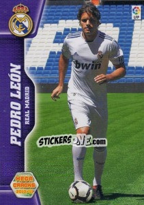 Cromo Pedro León - Liga BBVA 2010-2011. Megacracks - Panini