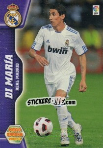 Sticker Di Maria - Liga BBVA 2010-2011. Megacracks n. 464 - Panini