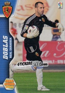 Figurina Doblas - Liga BBVA 2010-2011. Megacracks - Panini