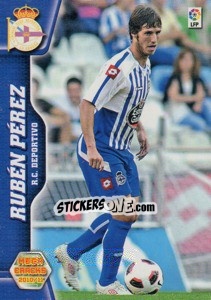 Cromo Rubén Pérez - Liga BBVA 2010-2011. Megacracks - Panini