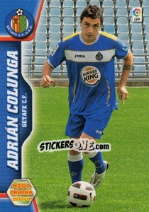 Sticker Adrián Colunga - Liga BBVA 2010-2011. Megacracks - Panini