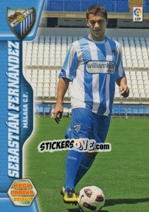 Figurina Sebastián Fernandez - Liga BBVA 2010-2011. Megacracks - Panini