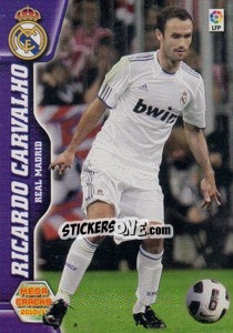 Sticker Ricardo Carvalho - Liga BBVA 2010-2011. Megacracks n. 474 - Panini