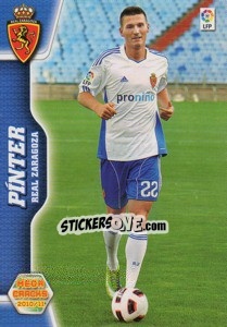 Cromo Pínter - Liga BBVA 2010-2011. Megacracks - Panini