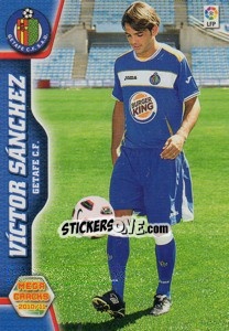 Cromo Victor Sánchez - Liga BBVA 2010-2011. Megacracks - Panini