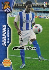 Sticker Sarpong - Liga BBVA 2010-2011. Megacracks - Panini