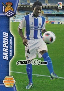 Cromo Sarpong - Liga BBVA 2010-2011. Megacracks n. 488 - Panini