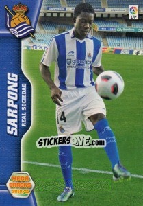 Cromo Sarpong - Liga BBVA 2010-2011. Megacracks - Panini