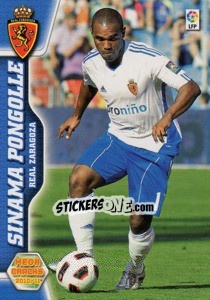 Figurina Sinamá Pongolle - Liga BBVA 2010-2011. Megacracks - Panini