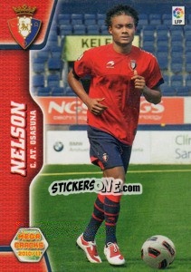 Figurina Nelson - Liga BBVA 2010-2011. Megacracks - Panini