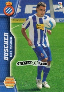 Sticker Duscher - Liga BBVA 2010-2011. Megacracks - Panini