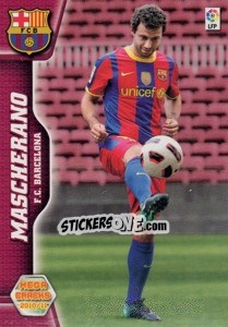 Sticker Mascherano - Liga BBVA 2010-2011. Megacracks n. 495 - Panini