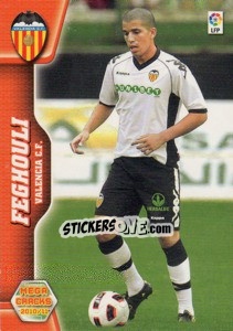 Sticker Feghouli - Liga BBVA 2010-2011. Megacracks n. 496 - Panini