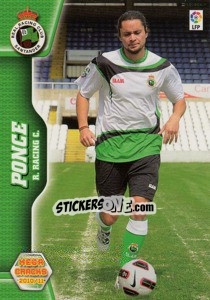 Cromo Ponce - Liga BBVA 2010-2011. Megacracks - Panini