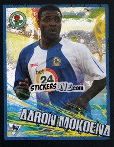 Sticker Aaron Mokoena - English Premier League 2006-2007. Kick off
 n. 26 - Merlin