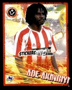Sticker Ade Akinbiyi - English Premier League 2006-2007. Kick off
 - Merlin