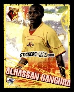 Sticker Alhassan Bangura - English Premier League 2006-2007. Kick off
 n. 179 - Merlin