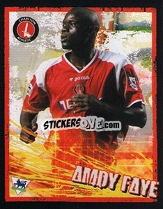 Sticker Amdy Faye - English Premier League 2006-2007. Kick off
 n. 47 - Merlin