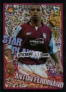 Cromo Anton Ferdinand - English Premier League 2006-2007. Kick off
 n. 185 - Merlin