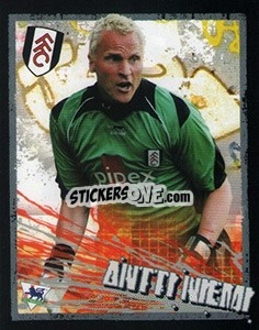 Sticker Antti Niemi - English Premier League 2006-2007. Kick off
 n. 72 - Merlin