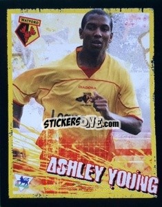 Sticker Ashley Young - English Premier League 2006-2007. Kick off
 - Merlin