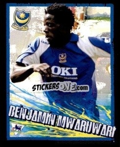 Sticker Benjani Mwaruwari - English Premier League 2006-2007. Kick off
 n. 137 - Merlin