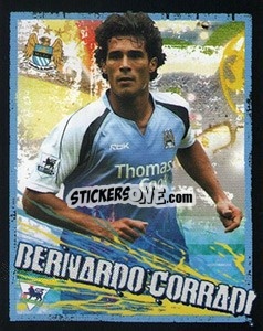 Sticker Bernardo Corradi - English Premier League 2006-2007. Kick off
 n. 98 - Merlin