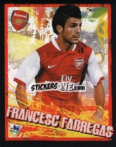 Sticker Cesc Fabregas - English Premier League 2006-2007. Kick off
 n. 8 - Merlin