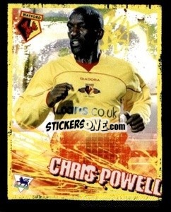 Sticker Chris Powell - English Premier League 2006-2007. Kick off
 - Merlin