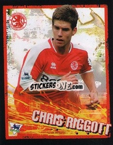 Sticker Chris Riggott - English Premier League 2006-2007. Kick off
 - Merlin